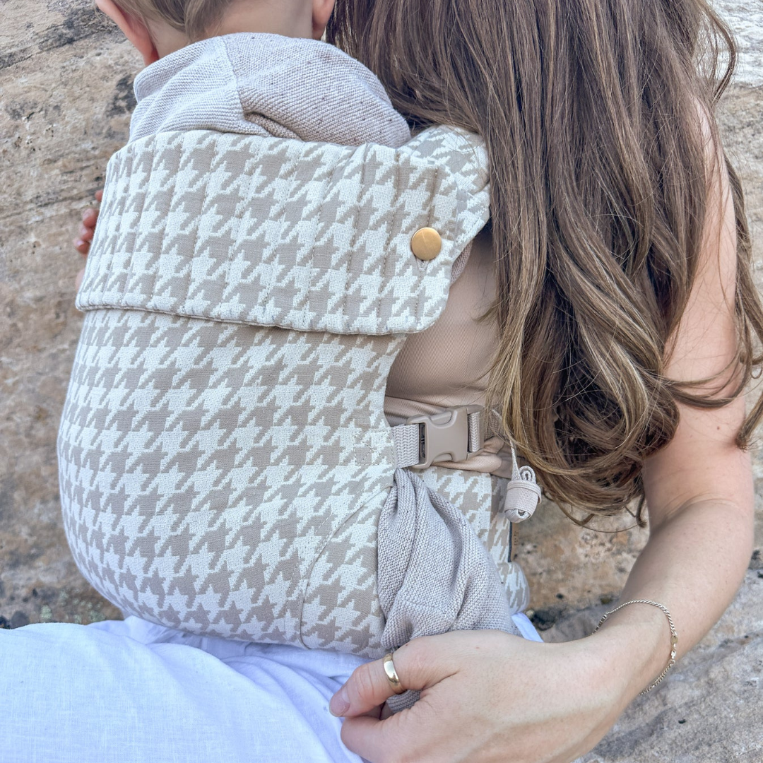 SoulBond Baby Carrier in organic cashmere and silk