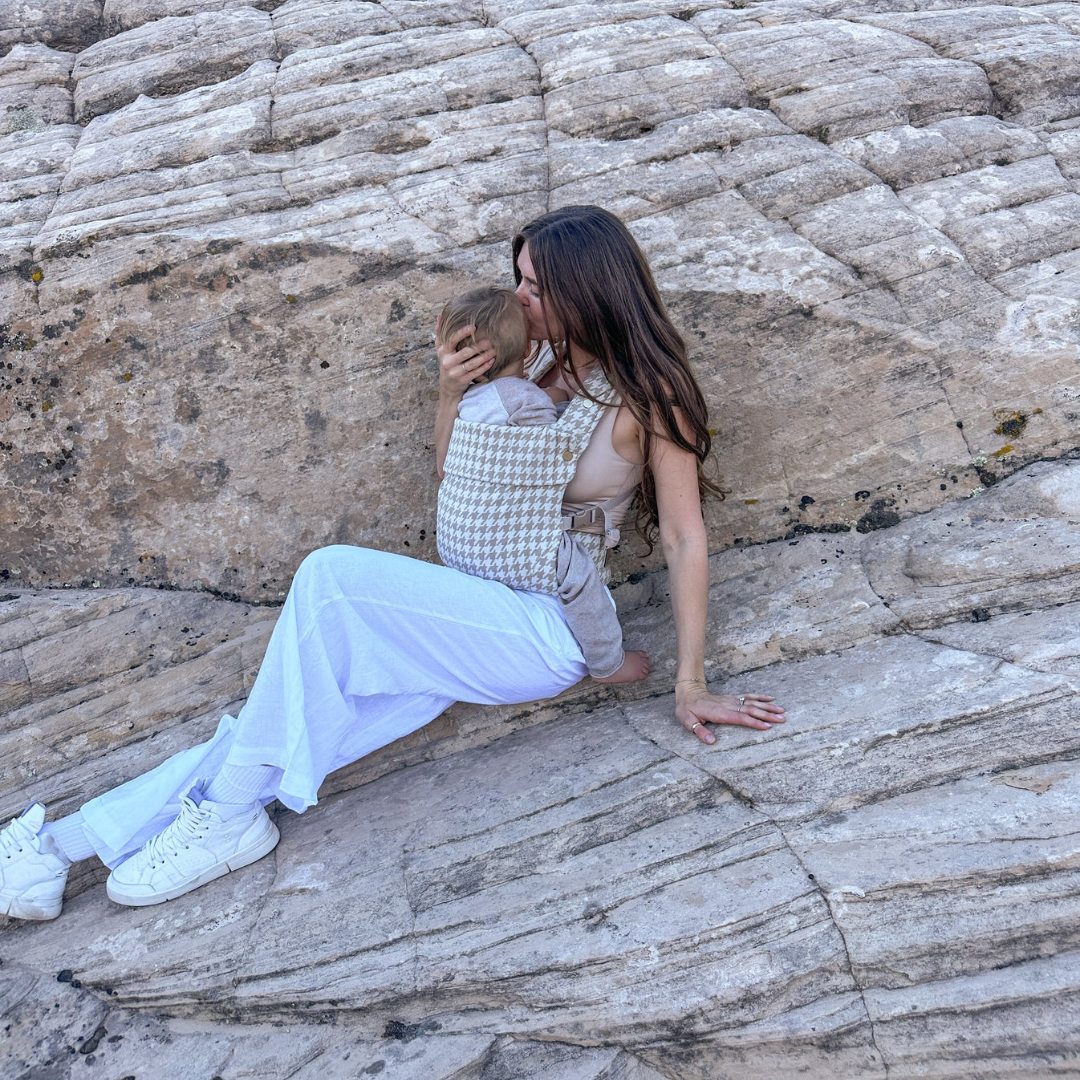SoulBond Baby Carrier in organic cashmere and silk
