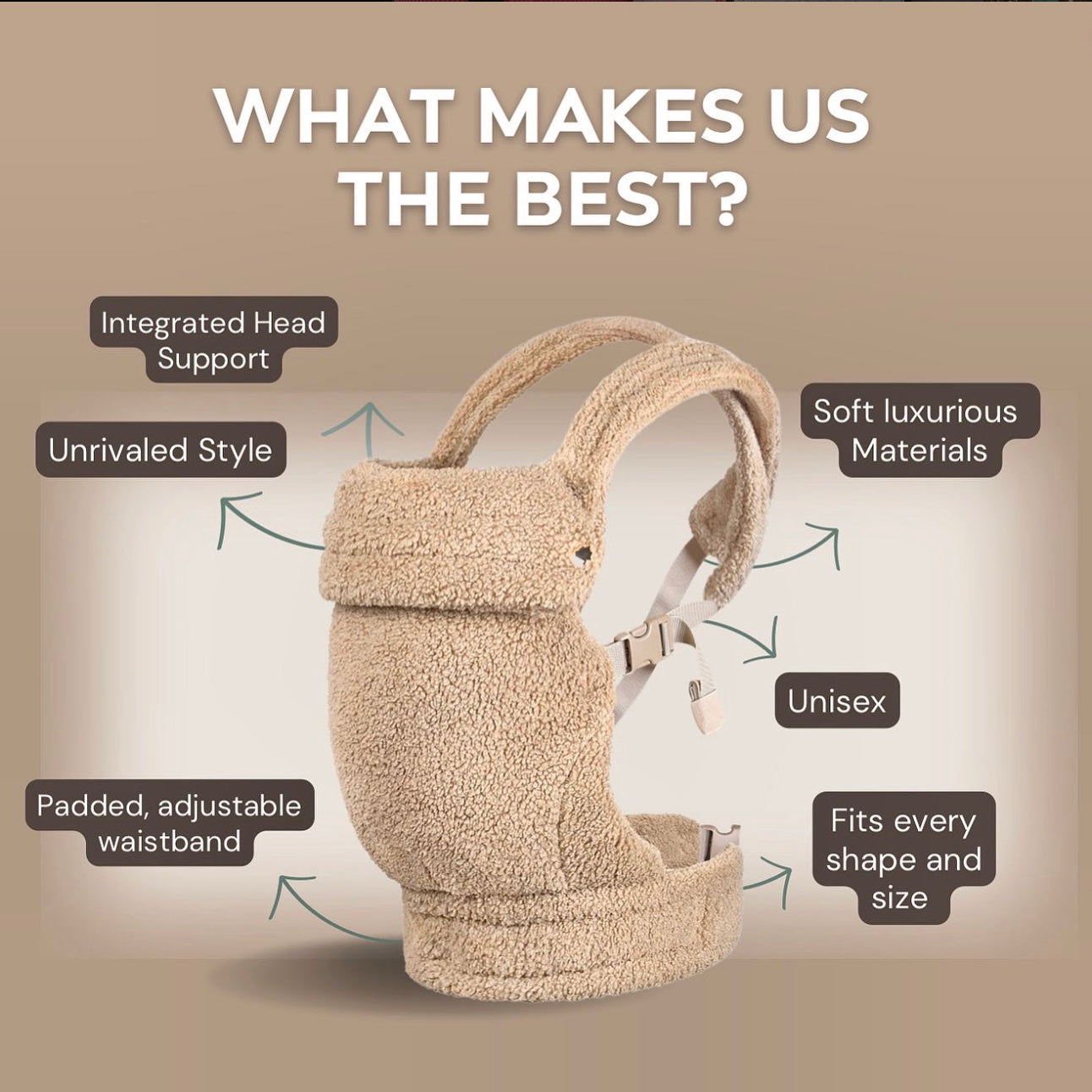 SoulBond Baby Carrier in Teddy