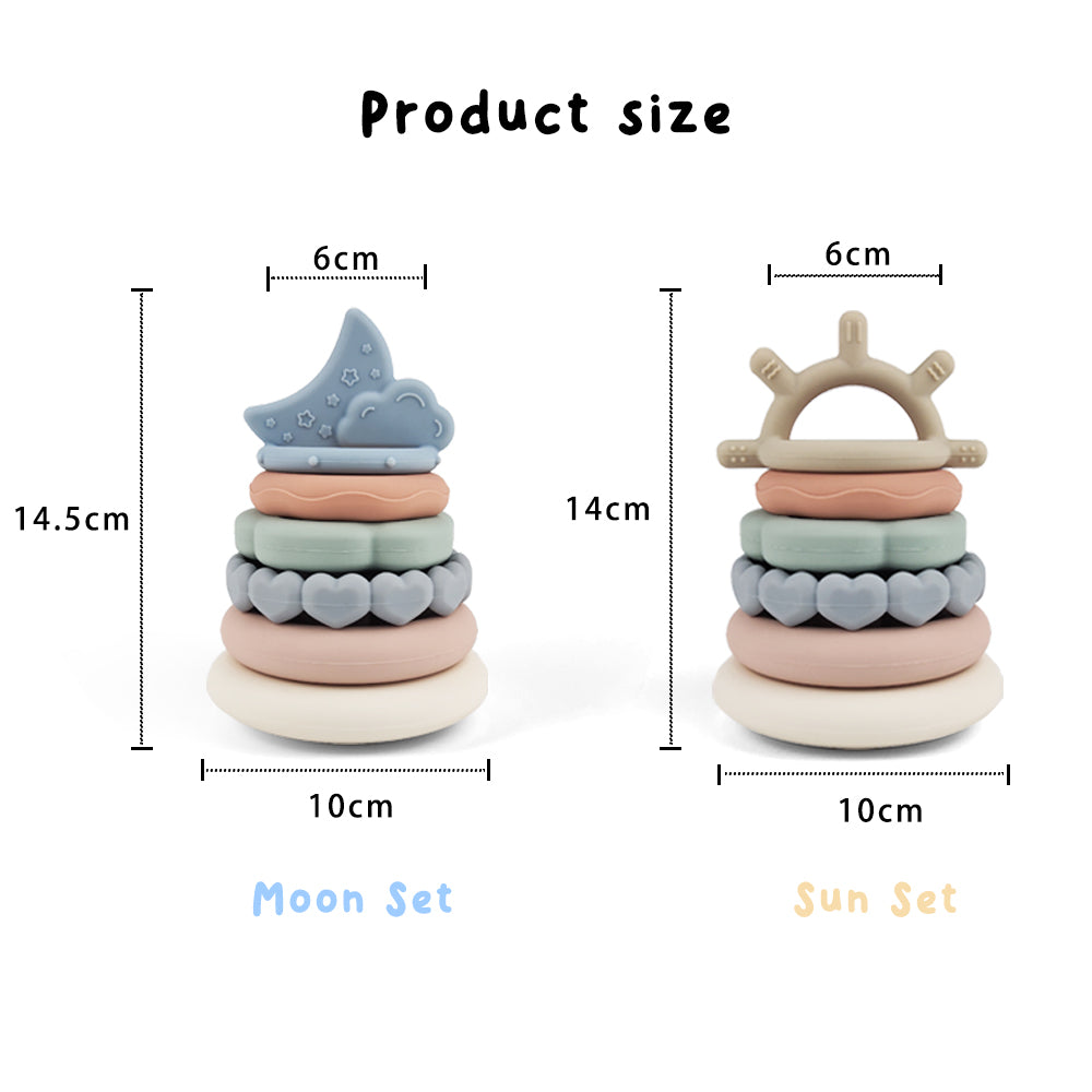 Stacking Teething Rings