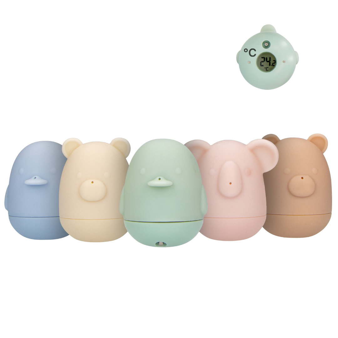 5-Piece Bath Toy Set with Thermometer